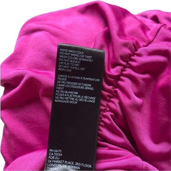 Tiger Mist Reese Bodycon Ruched Mini Dress Pink Sz XS - Picture 9 of 10